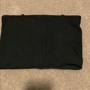 Strapless black hook chest binder